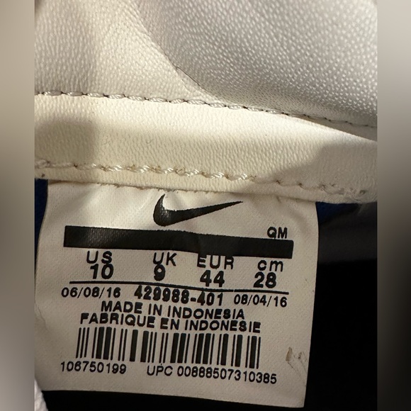 Nike Blazer Mid '77 Men’s Sneaker Racer Blue Suede Size 10 - Picture 5 of 9